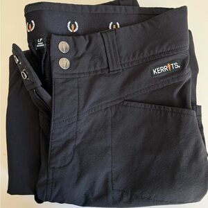Kerrits Crossover II Knee Patch Riding Breeches
Women’s Large Petite, black